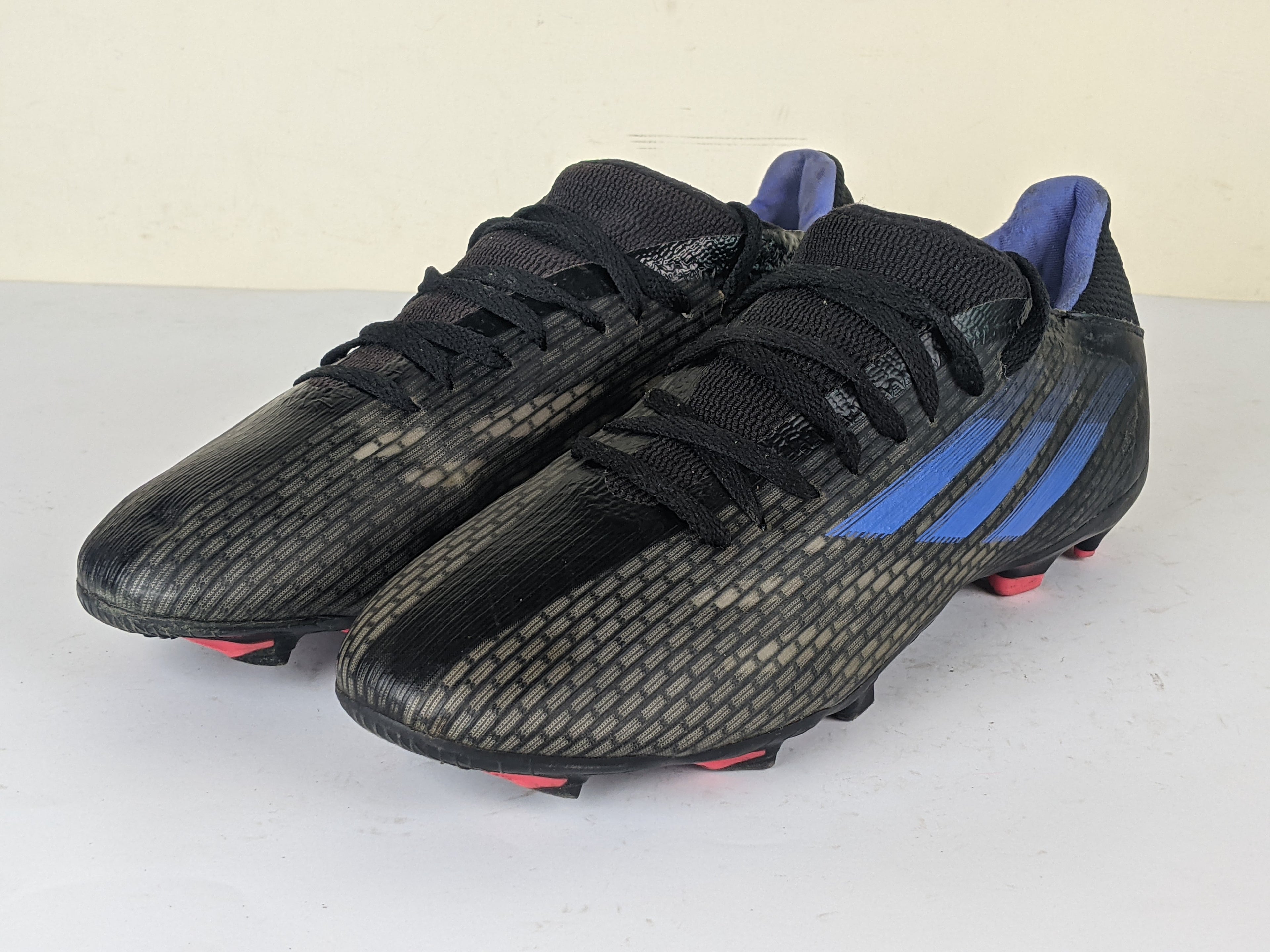 adidas X Speedflow .3 FG Edge of Darkness - Core Black/Sonic Ink/Solar Yellow (Slightly Damaged)