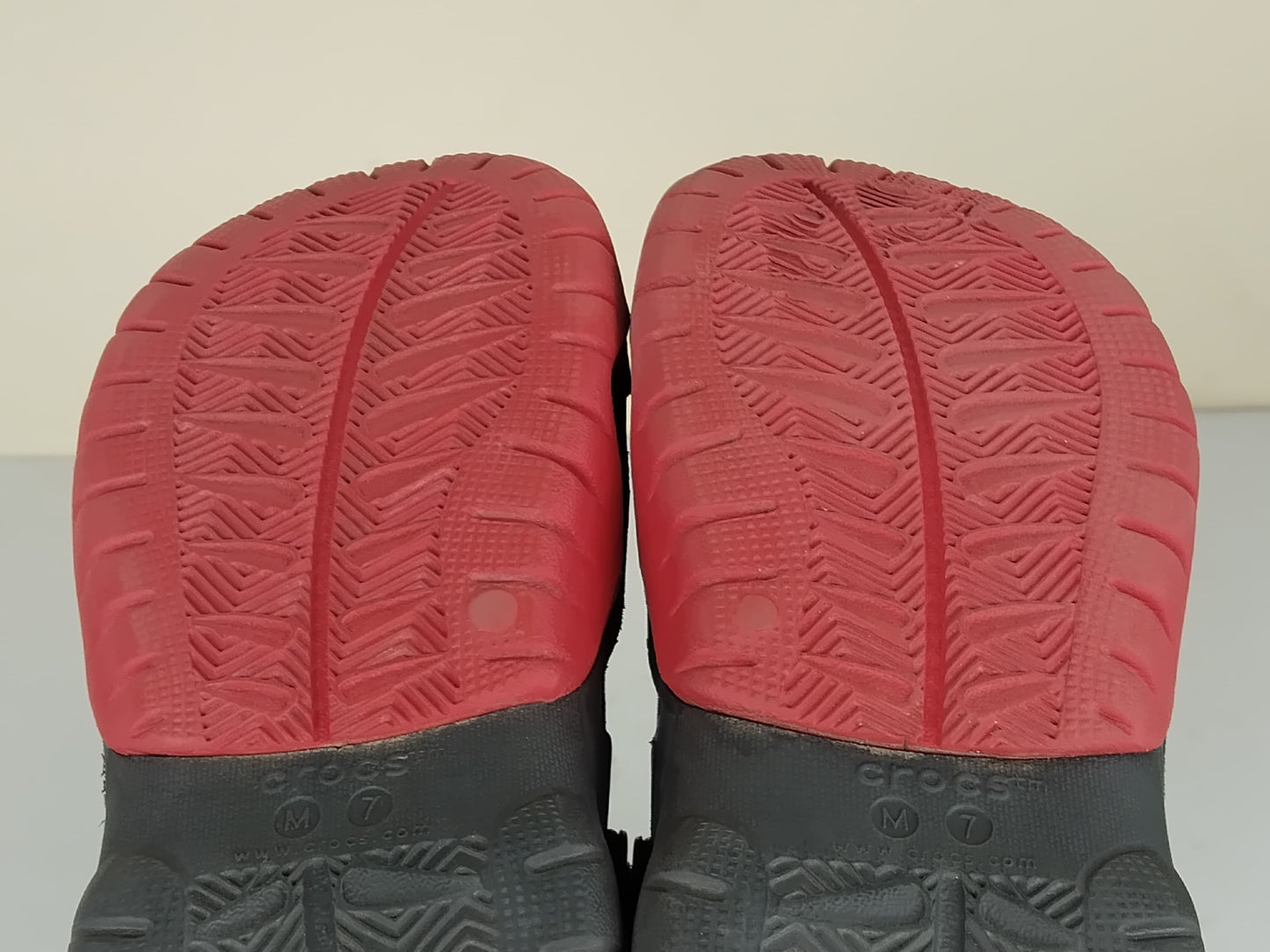 Crocs Duet Max II Clog 'Grey/Red'