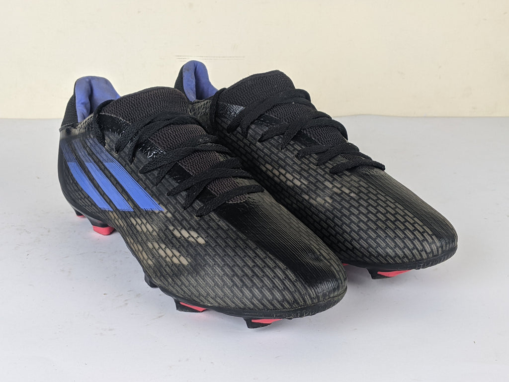 adidas X Speedflow .3 FG Edge of Darkness - Core Black/Sonic Ink/Solar Yellow (Slightly Damaged)
