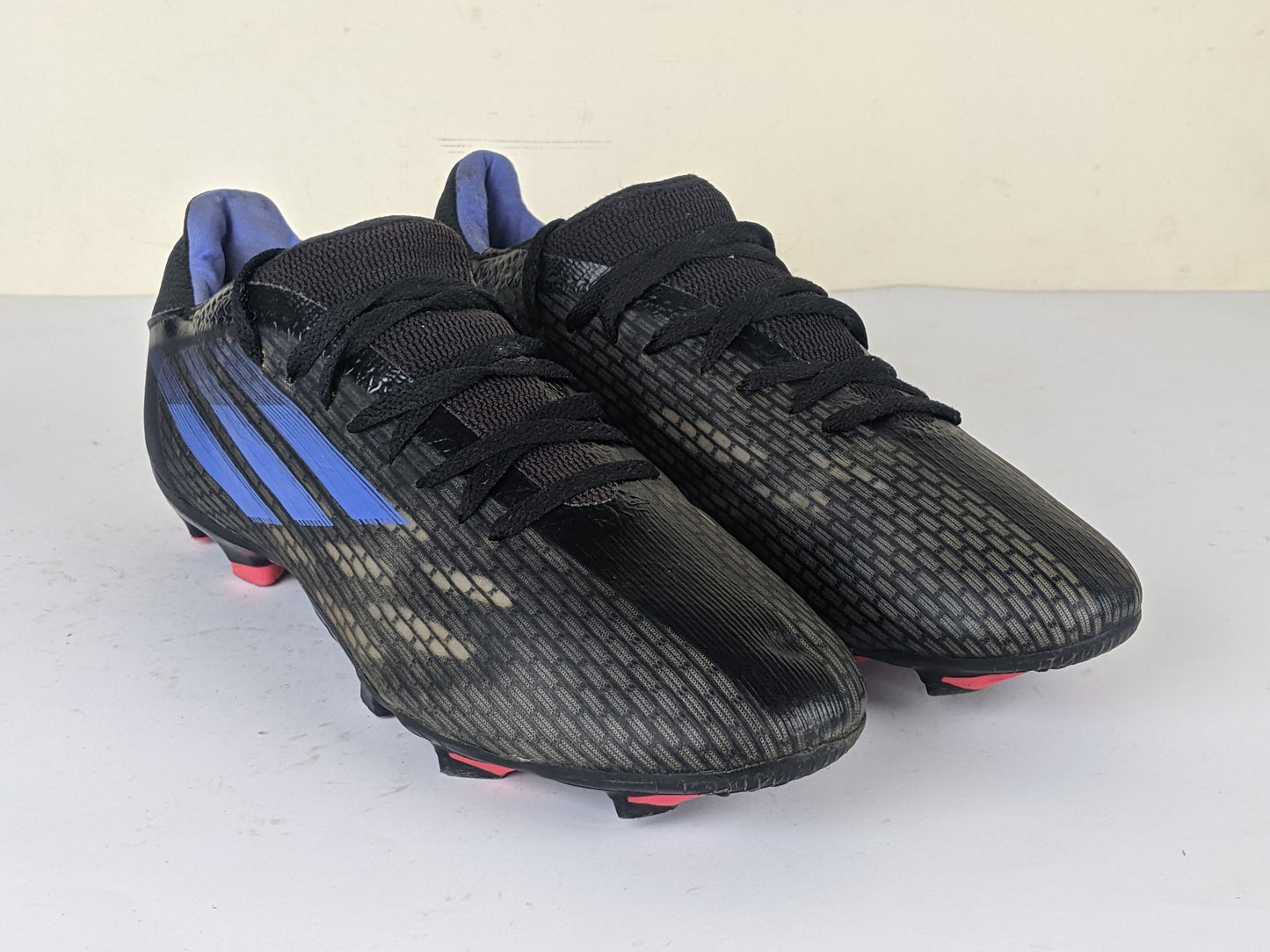 adidas X Speedflow .3 FG Edge of Darkness - Core Black/Sonic Ink/Solar Yellow