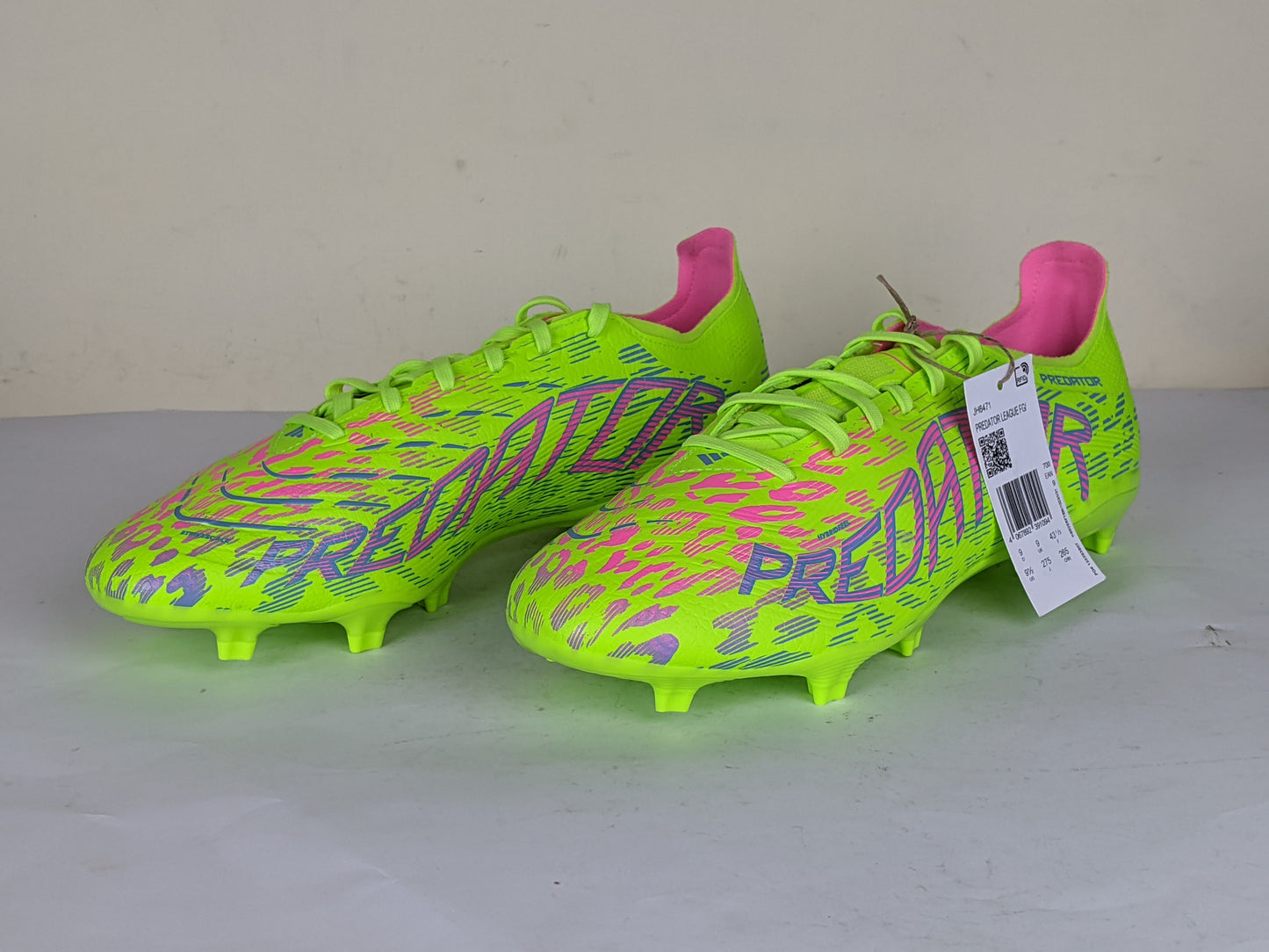 adidas Predator League FG/AG Mystic Victory - Lucid Lemon/Lucid Pink/Blue Fusion (Brand New)