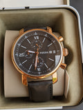 Fossil Chronograph Quartz Black Dial Men's Watch - BQ1008