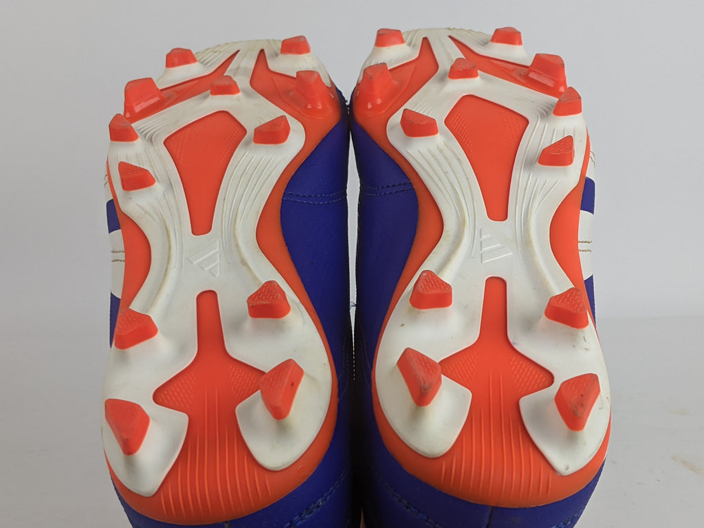 adidas Predator Club FxG Advancement - Lucid Blue/Footwear White/Solar Red Kids