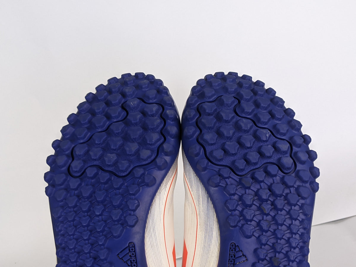 adidas F50 Club TF Advancement - Footwear White/Solar Red/Lucid Blue Kids