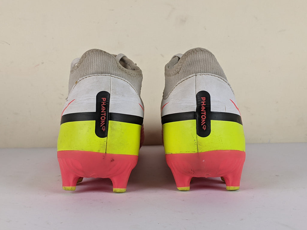 Nike Phantom GT 2 Academy DF MG Motivation - White/Bright Crimson/Volt
