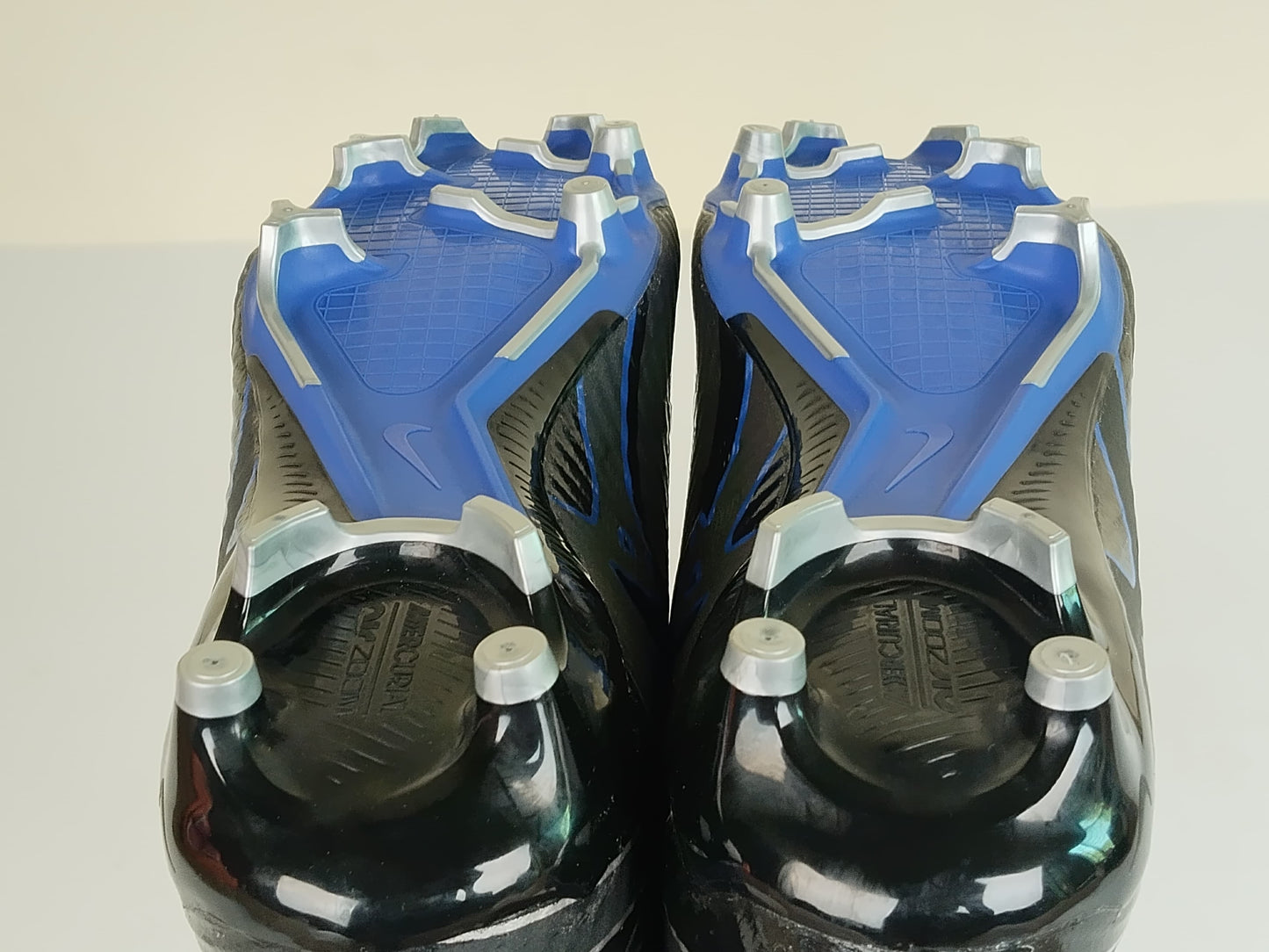 Nike Air Zoom Mercurial Vapor 15 Academy MG Shadow - Black/Chrome/Hyper Royal (Brand New)