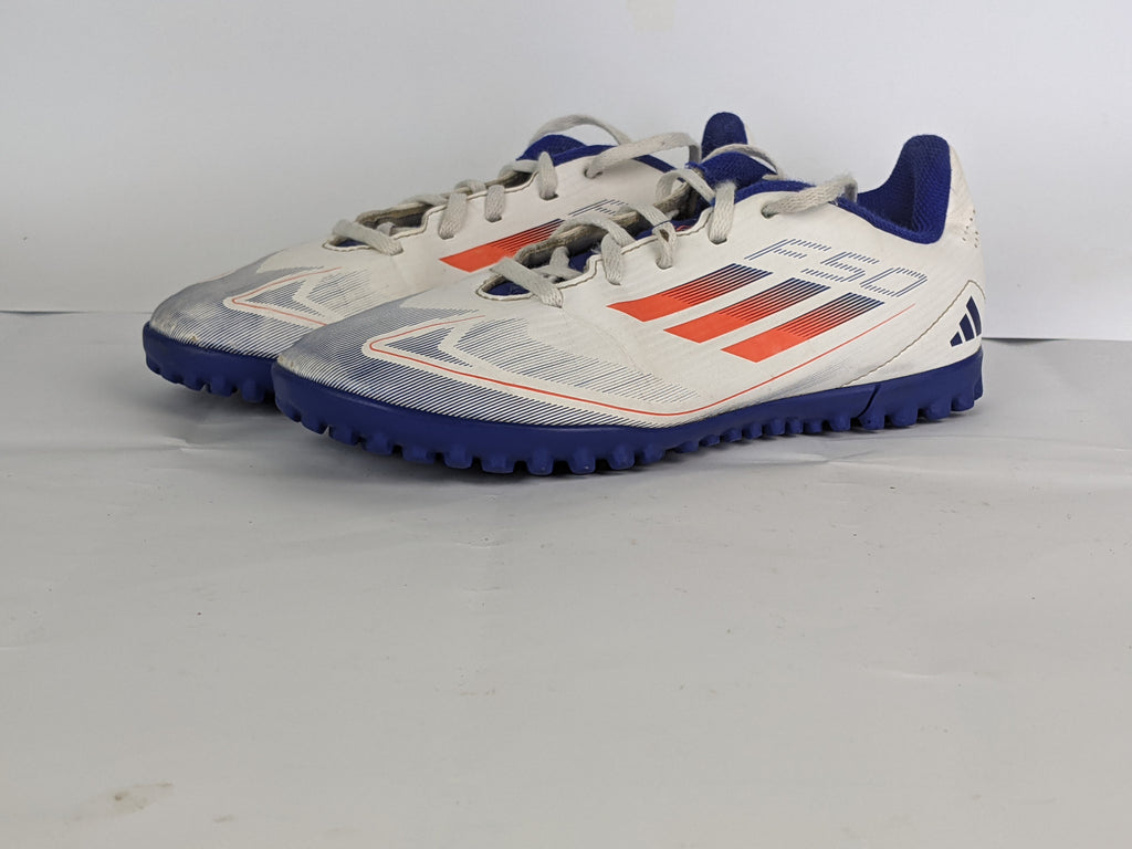adidas F50 Club TF Advancement - Footwear White/Solar Red/Lucid Blue Kids