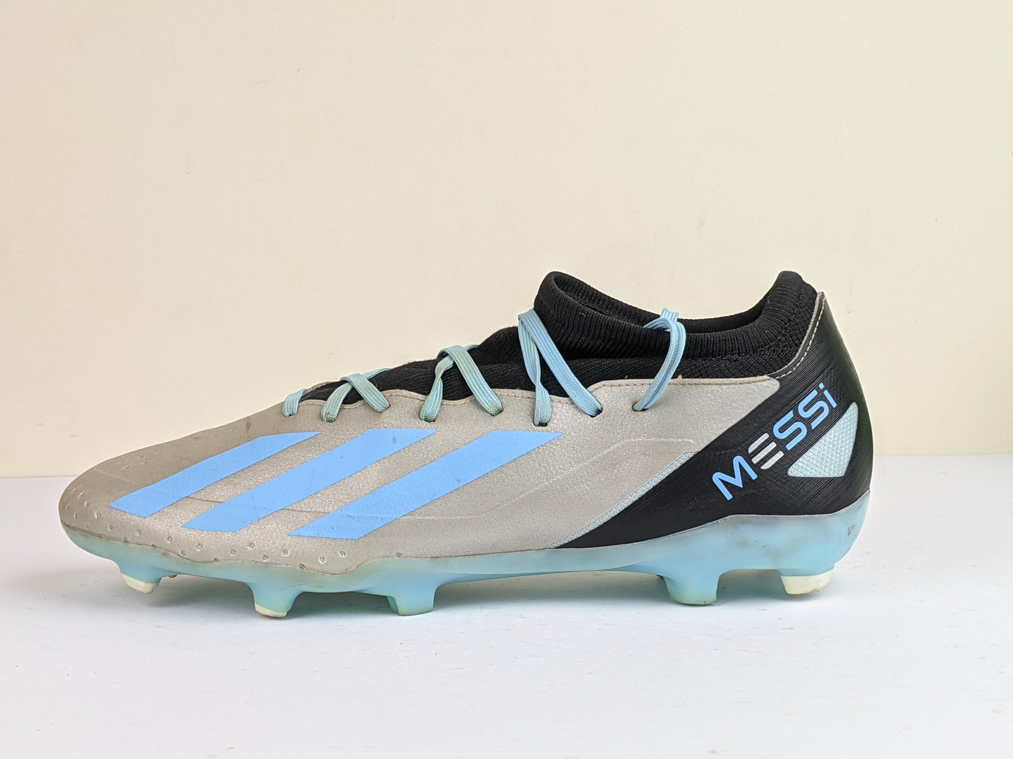 adidas X Crazyfast Messi .3 FG Infinito - Silver Metallic/Bliss Blue/Core Black