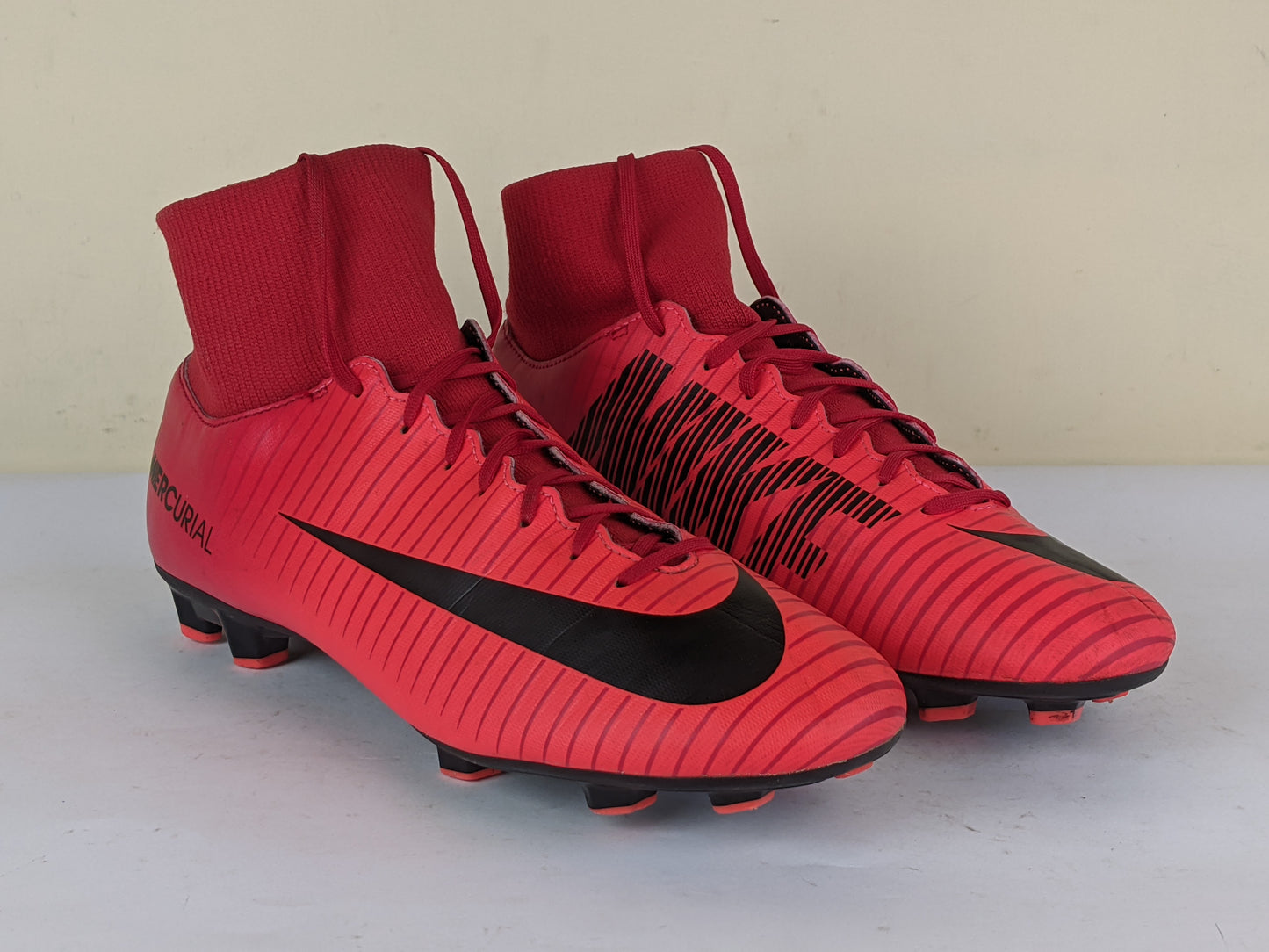 Nike Mercurial Victory VI DF FG Fire - University Red/Black