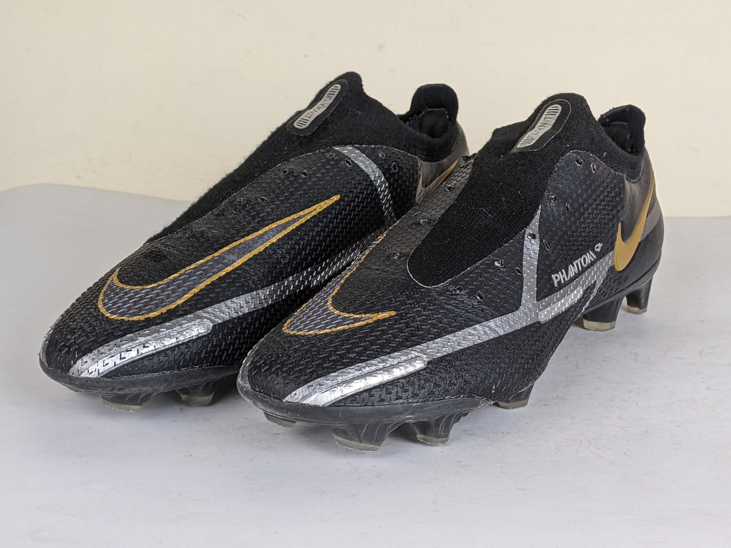 Nike Phantom GT 2 Elite FG Shadow - Black/Metallic Dark Grey/Metallic Gold