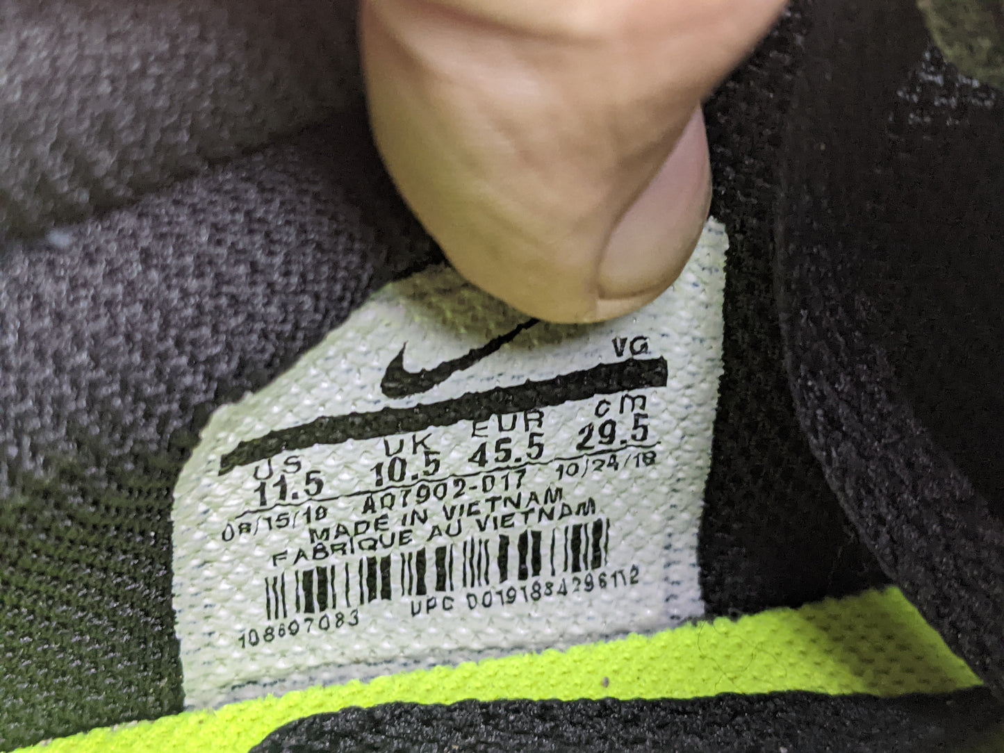 Nike Majestry FG 'Black/White