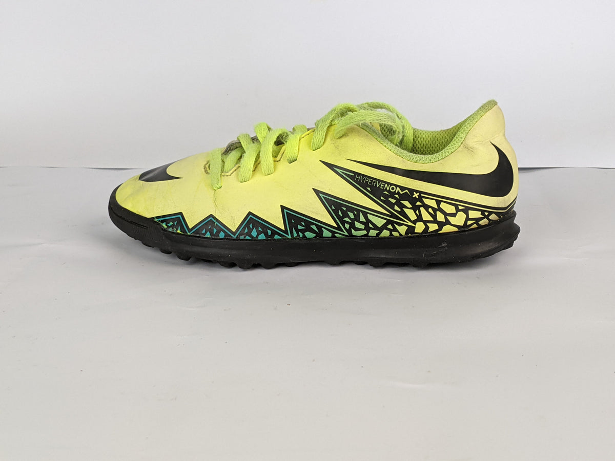 Nike Hypervenom Phade II TF Volt/Black/Hyper Turquoise Kids