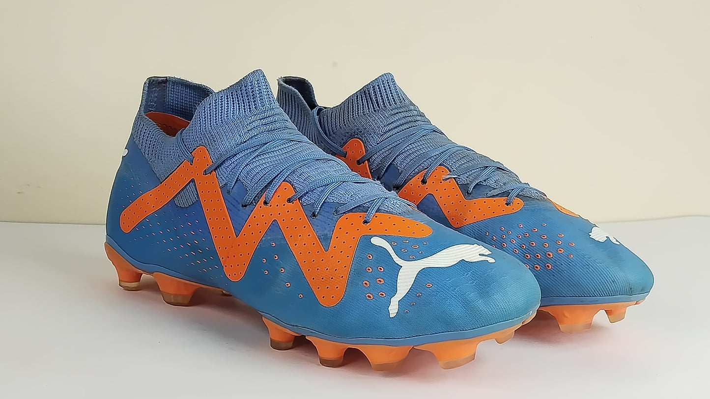 PUMA Future Match FG/AG Supercharge - Blue Glimmer/PUMA White/Ultra Orange