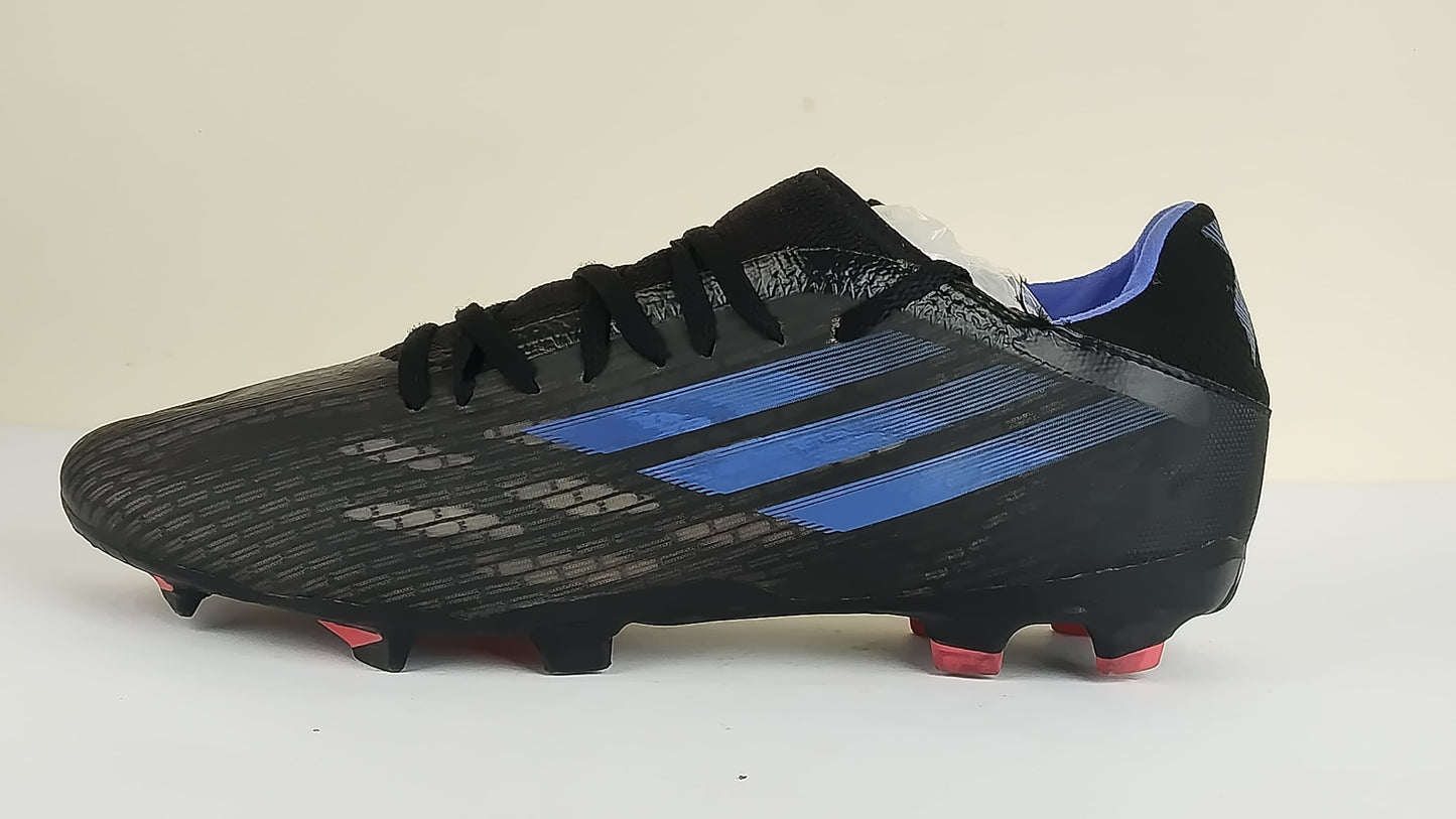adidas X Speedflow .3 FG Edge of Darkness - Core Black/Sonic Ink/Solar Yellow