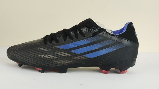 adidas X Speedflow .3 FG Edge of Darkness - Core Black/Sonic Ink/Solar Yellow