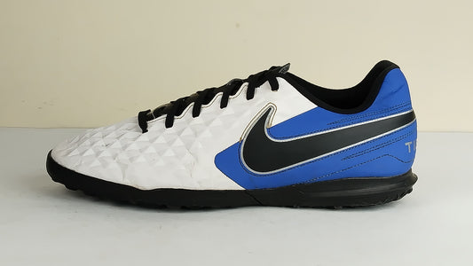 Nike Tiempo Legend 8 Club TF Daybreak - White/Black/Hyper Royal/Metallic Silver