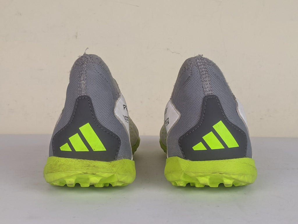 adidas Predator Accuracy .3 Laceless TF Crazyrush - Footwear White/Core Black/Lucid Lemon Kids