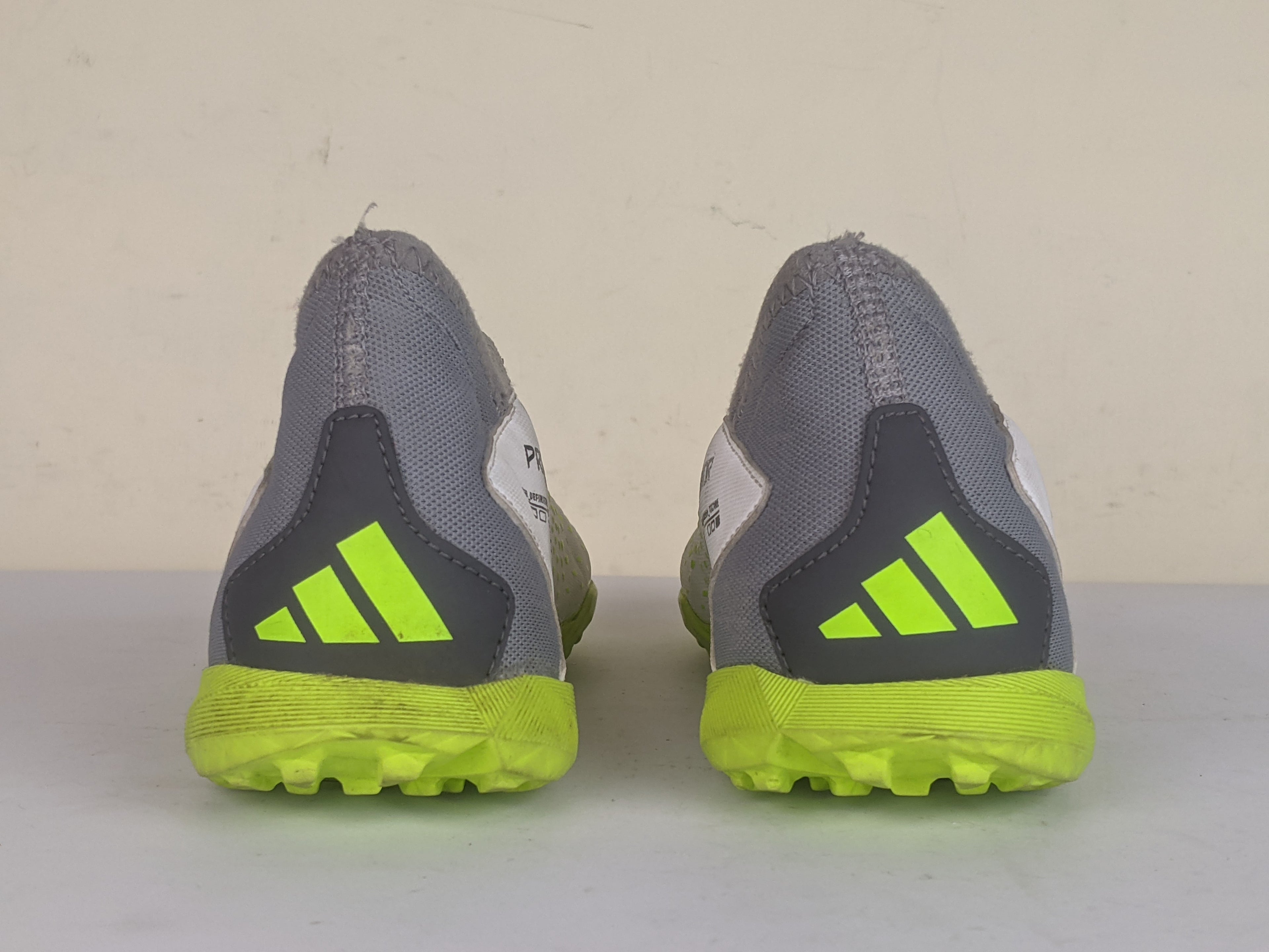 adidas Predator Accuracy .3 Laceless TF Crazyrush - Footwear White/Core Black/Lucid Lemon Kids