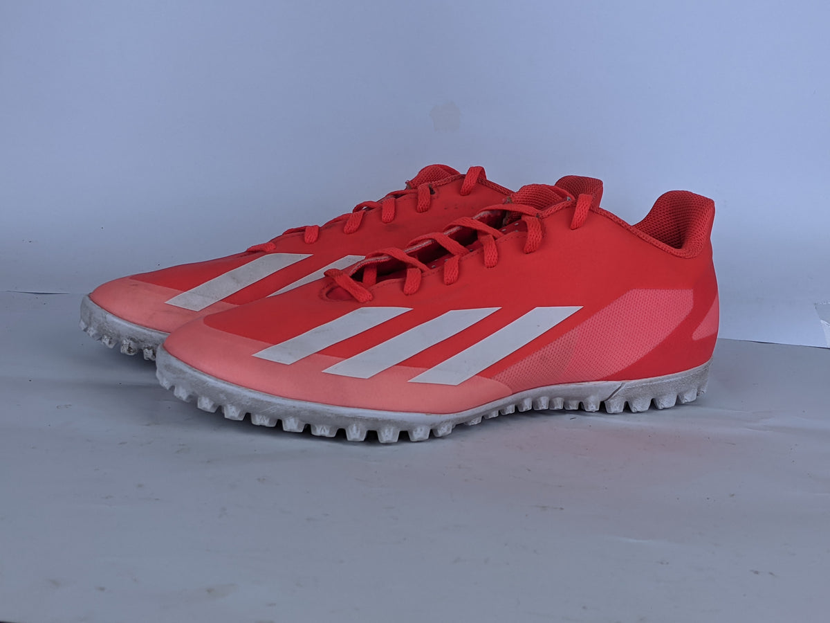 adidas X Crazyfast Club TF Solar Red/White/Yellow