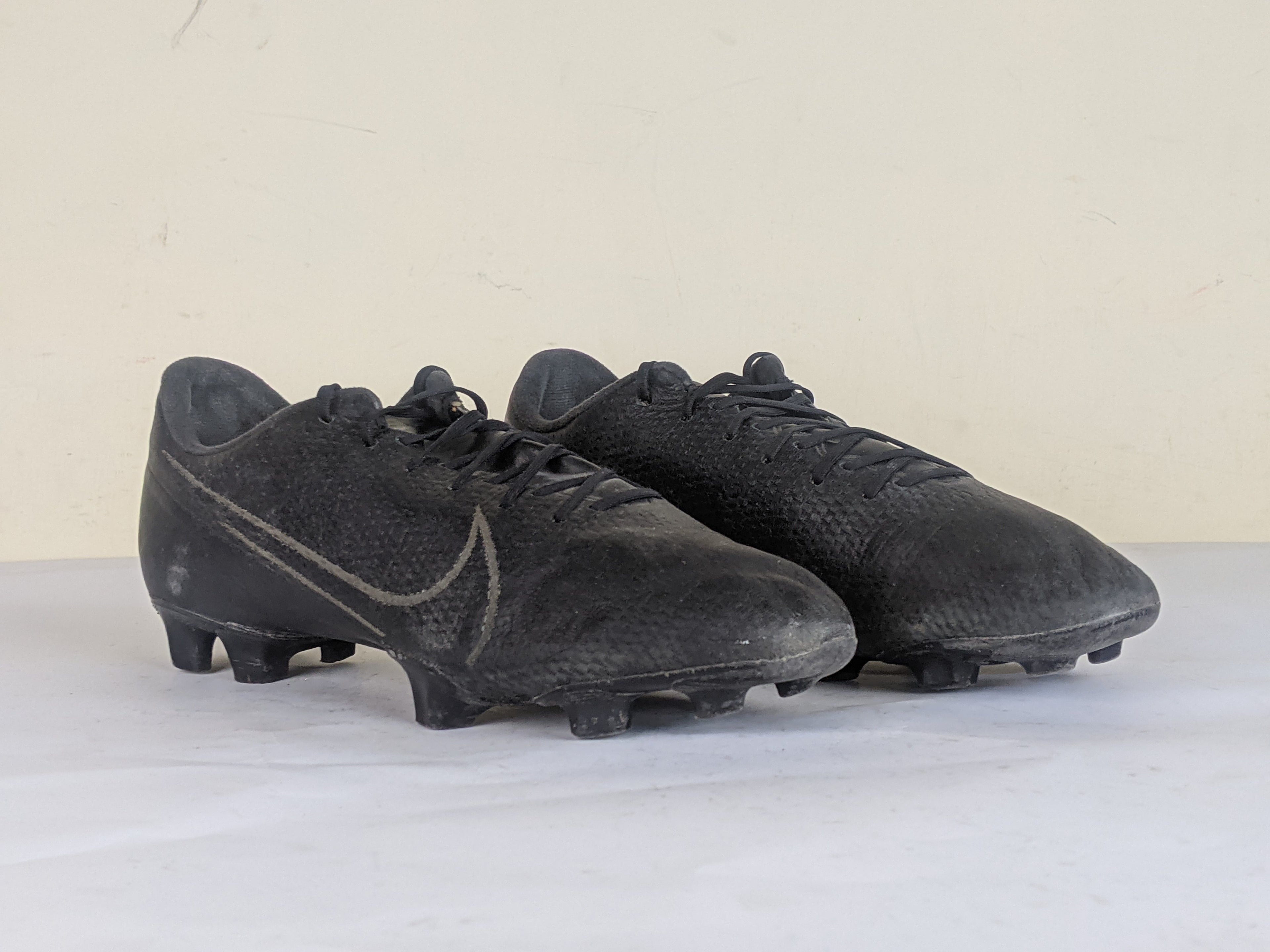 Nike Mercurial Vapor 13 Elite Leather Tech Craft FG - Black
