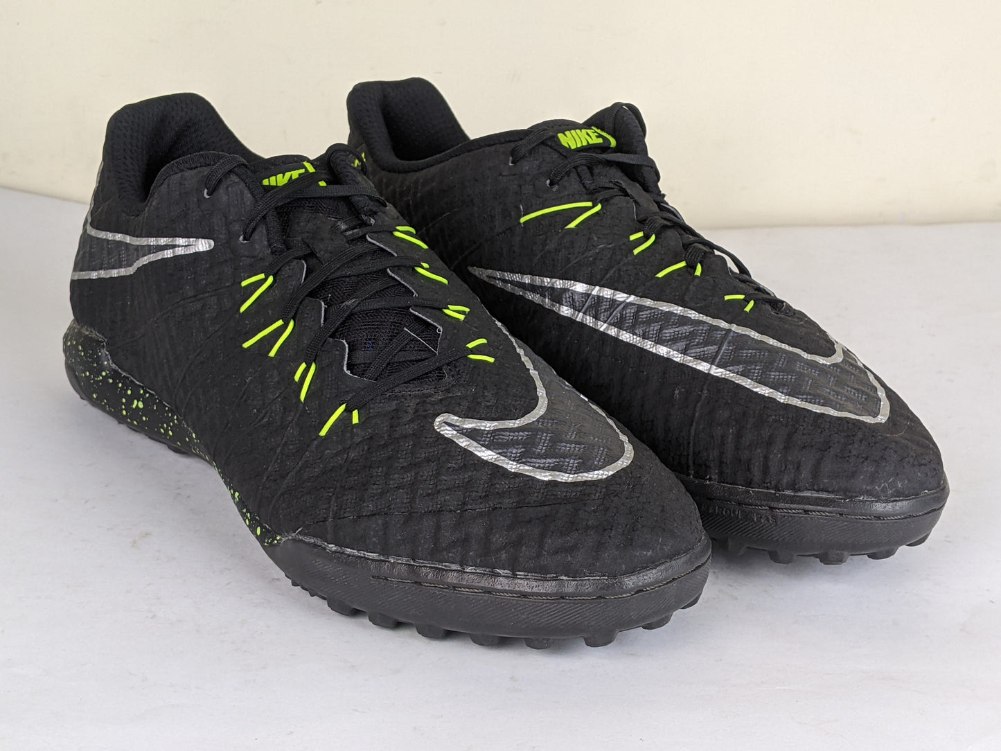 Nike HypervenomX Finale TF Black/Volt/Metallic Silver