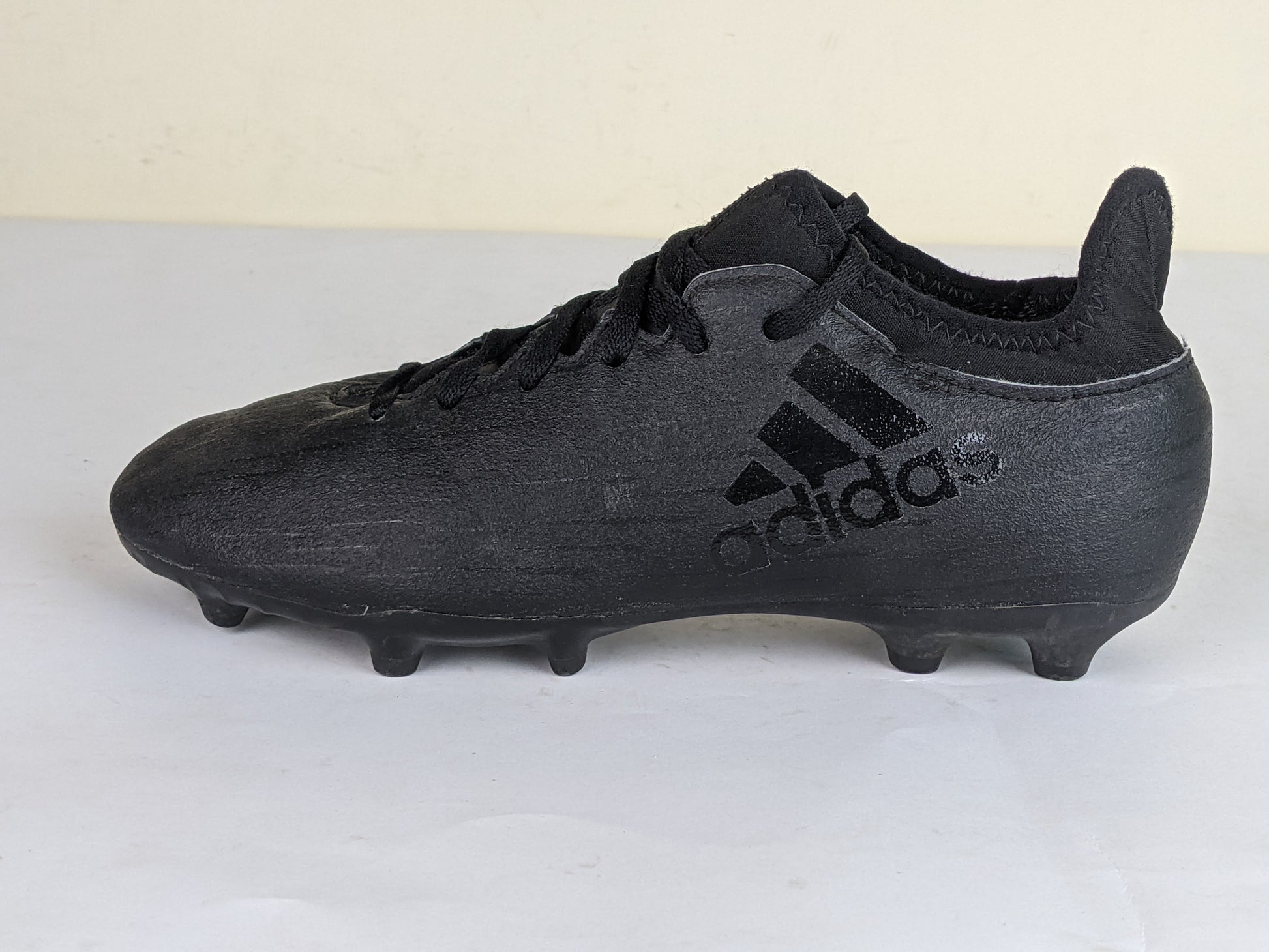 adidas X 16.3 FG/AG Core Black/Dark Grey Kids
