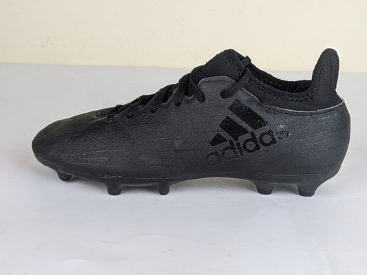 adidas X 16.3 FG/AG Core Black/Dark Grey Kids