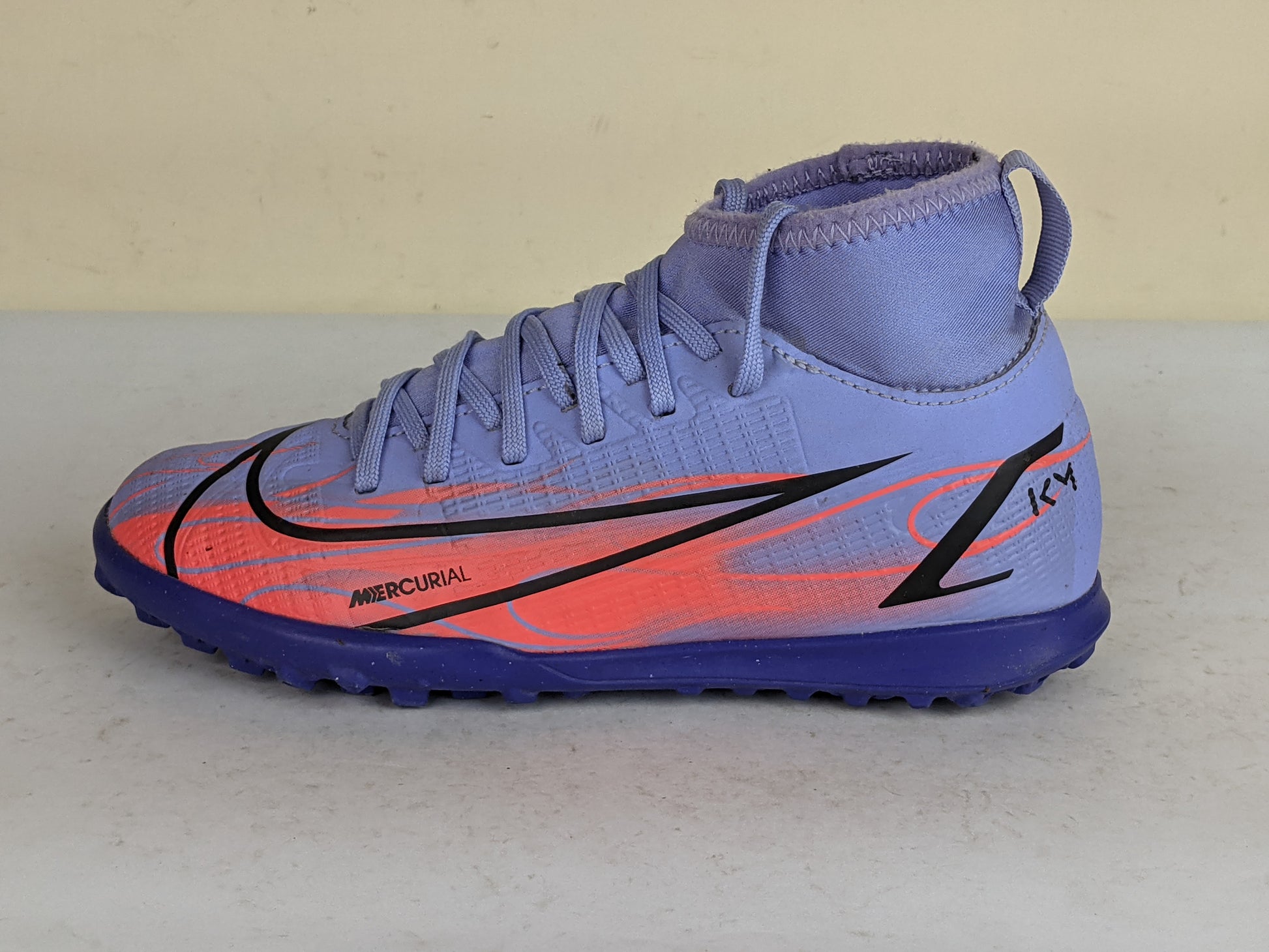 Nike Mercurial Superfly 8 Club TF KM Flames - Light Thistle/Metallic Silver Kids