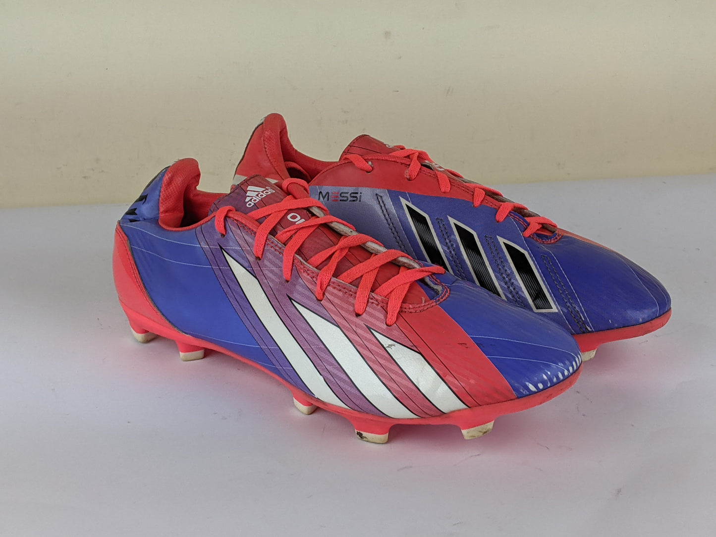 adidas F10 Adizero Messi FG Turbo/Running White/Black