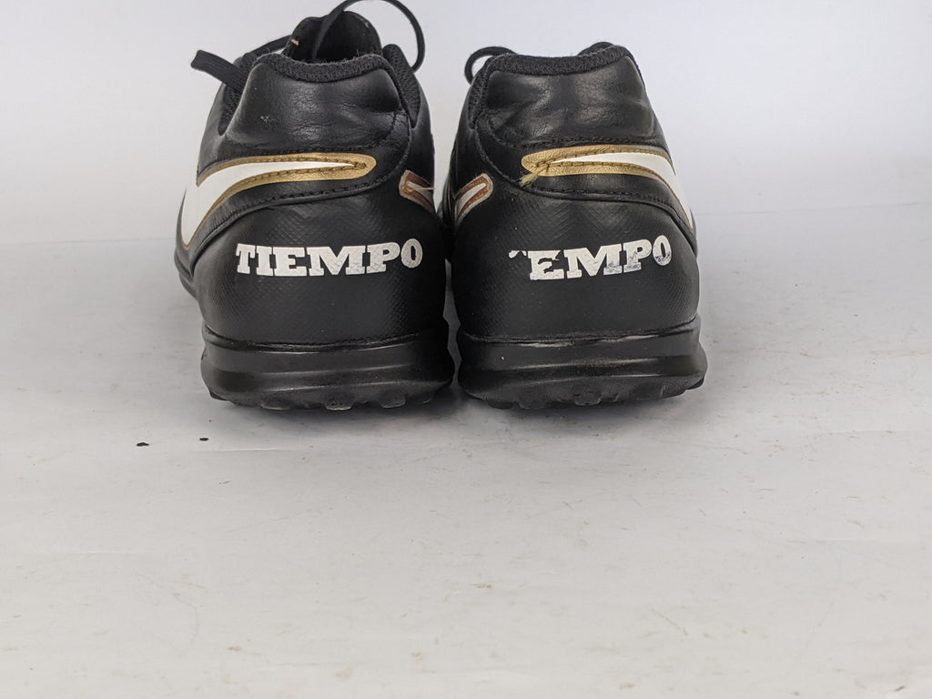 Nike Tiempo Rio III TF Black/White/Metallic Gold