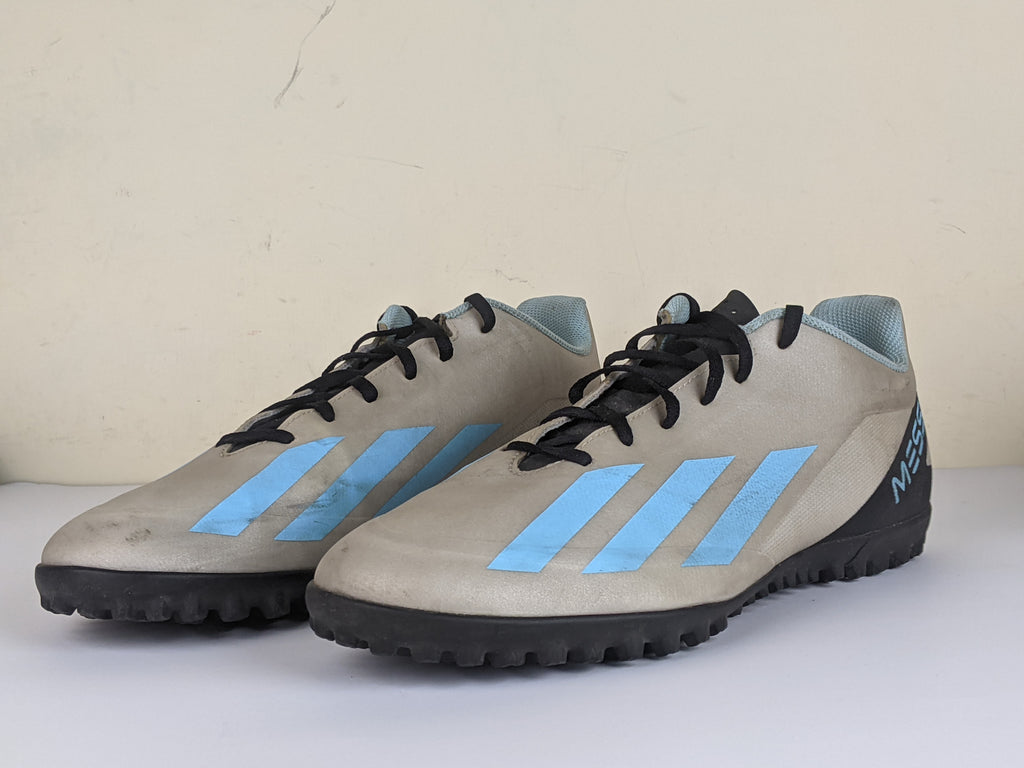 adidas X Crazyfast Messi .4 TF Infinito - Silver Metallic/Bliss Blue/Core Black