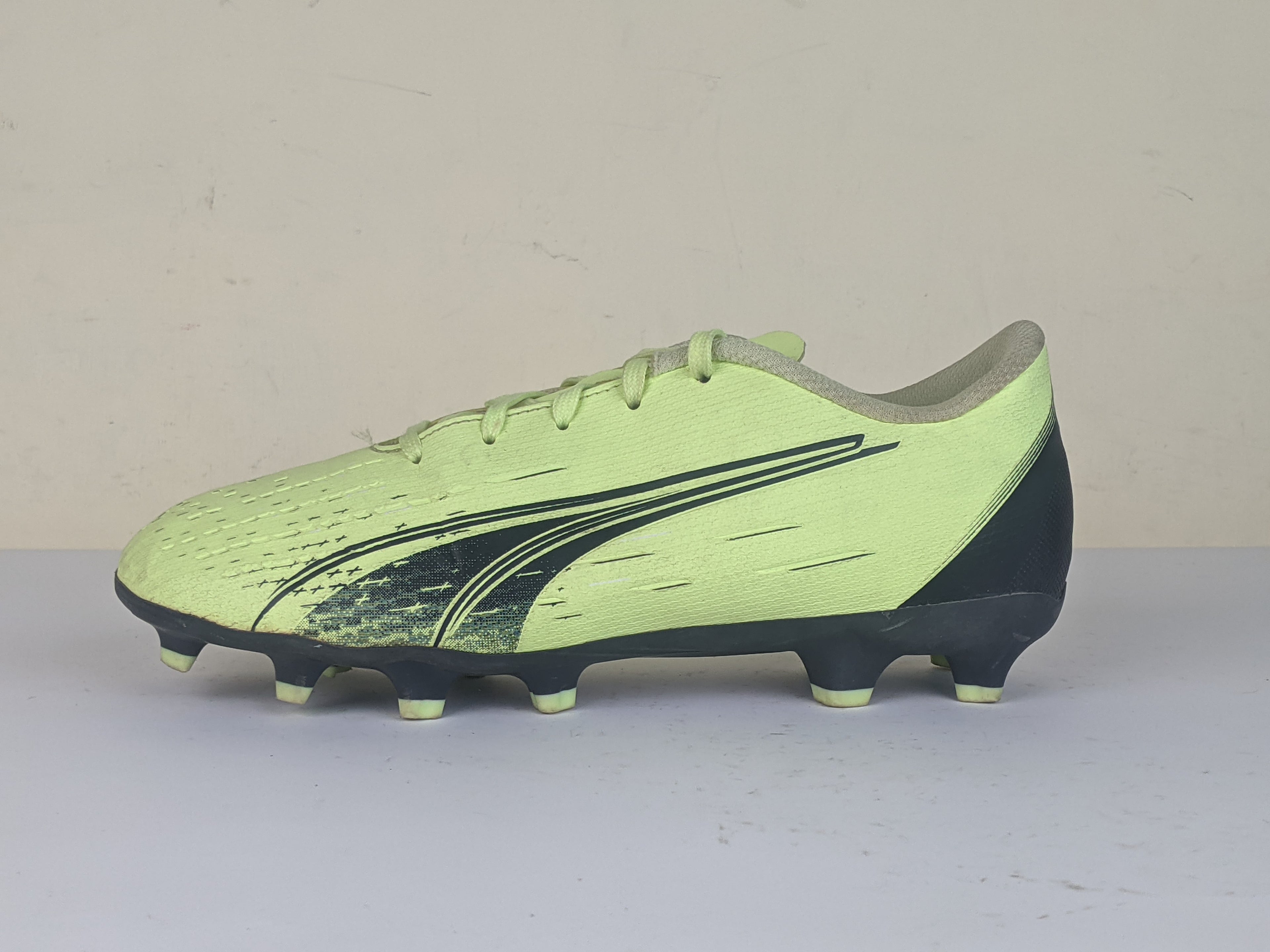 PUMA Ultra Play FG/AG Fastest - Fizzy Light/Parisian Night/Blue Glimmer Kids