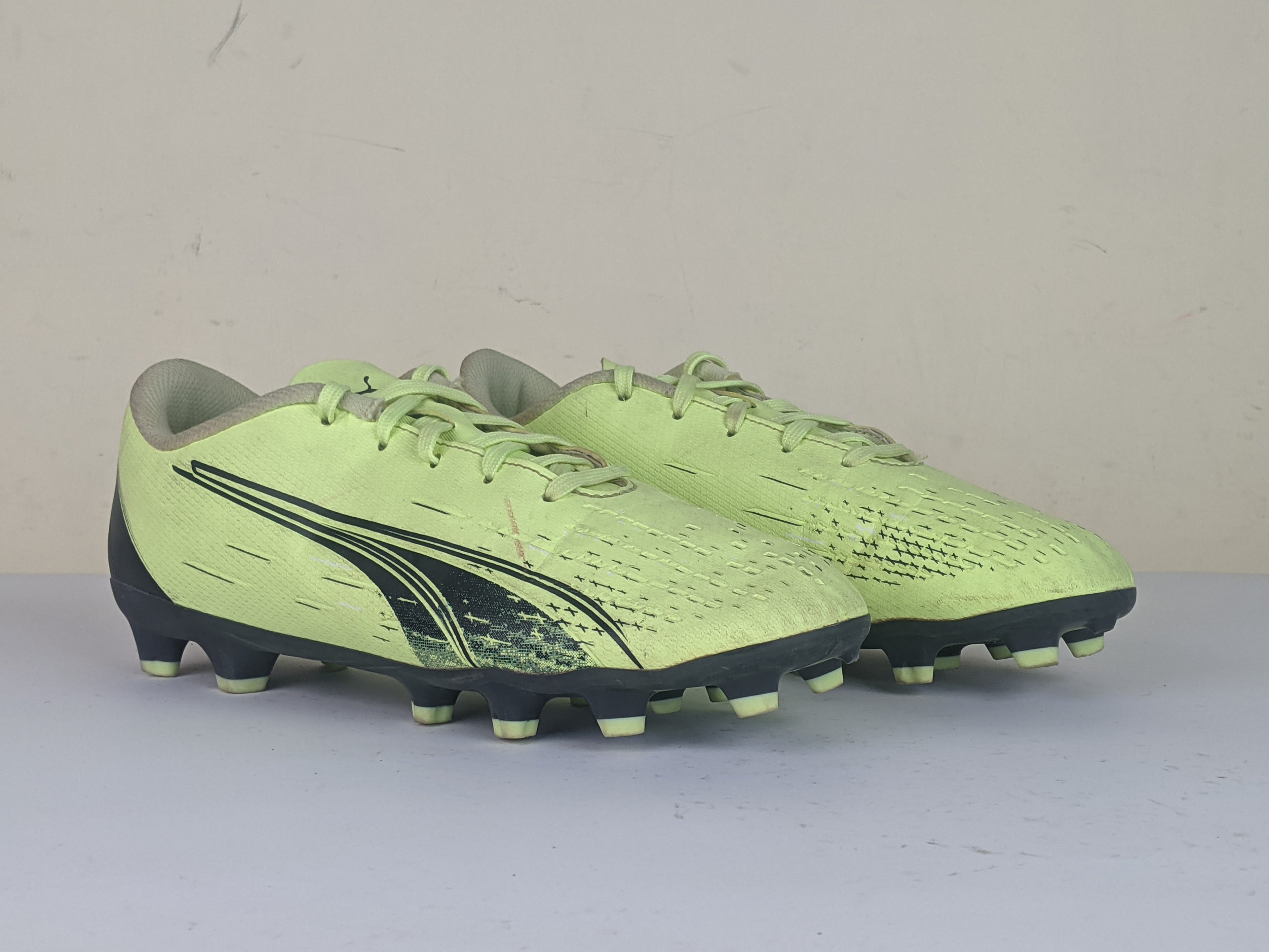 PUMA Ultra Play FG/AG Fastest - Fizzy Light/Parisian Night/Blue Glimmer Kids