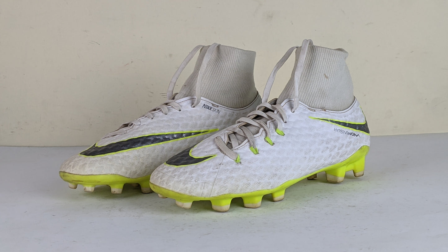 Nike Hypervenom Phantom 3 Academy DF FG Just Do It - White/Cool Grey/Volt