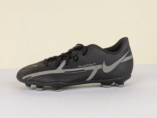 Nike Phantom GT 2 Club MG Shadow - Black/Metallic Silver/Dark Grey Kids