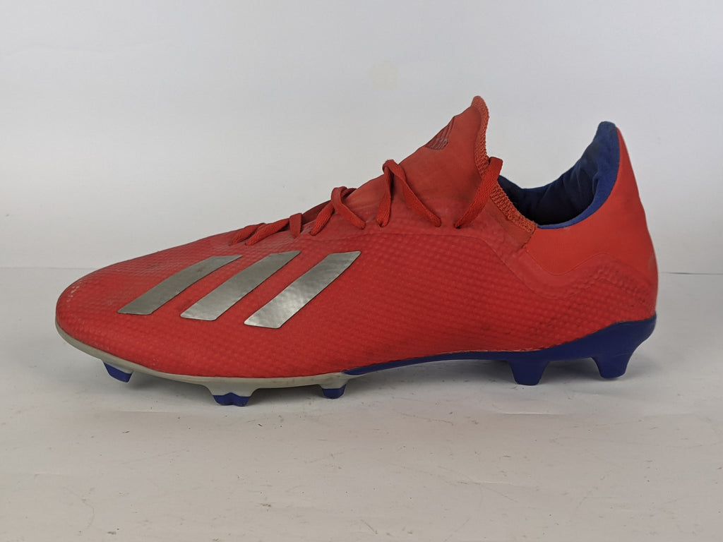adidas X 18.3 FG/AG Exhibit - Action Red/Silver Metallic/Bold Blue