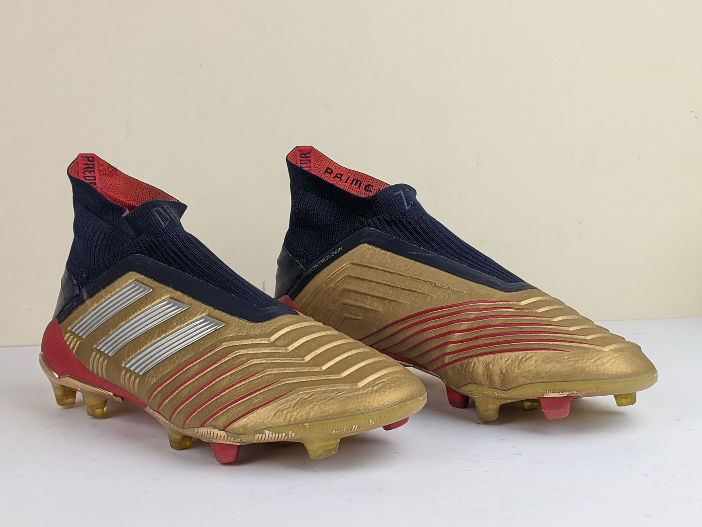 adidas Predator 19+ ZZ & DB Icon FG/AG - Gold Metallic/Silver Metallic/Navy LIMITED EDITION