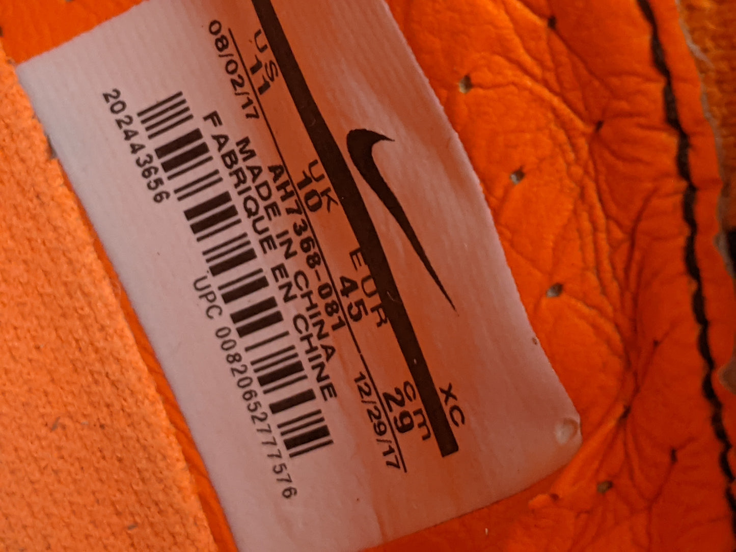 Nike Mercurial Superfly 6 Pro FG Fast AF - Black/Total Orange/White