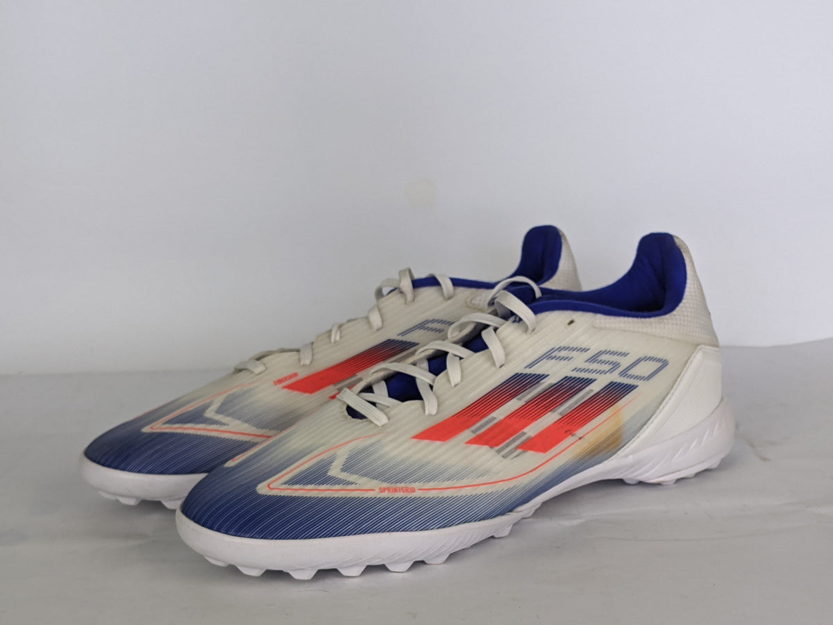 adidas F50 League TF Advancement - Footwear White/Solar Red/Lucid Blue
