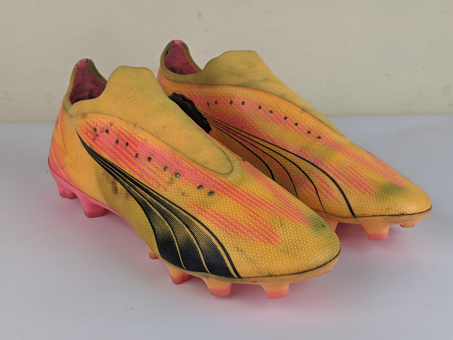 PUMA Ultra Match FG/AG Forever Faster - Sun Stream/PUMA Black/Sunset Glow