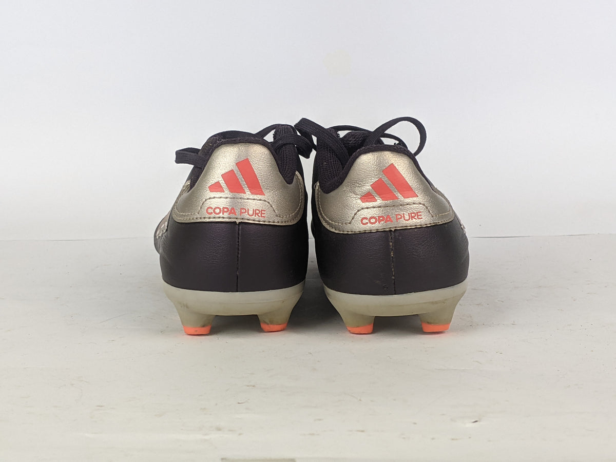 adidas Copa Pure 2 League FG Vivid Horizon - Aurora Black/Platin Metallic/Turbo Kids