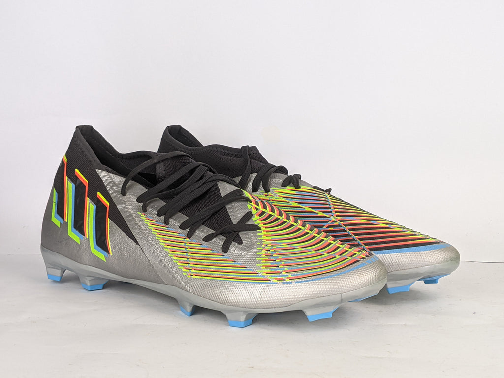 adidas Predator Edge .3 FG Beyond Fast - Silver Metallic/Core Black/Solar Green