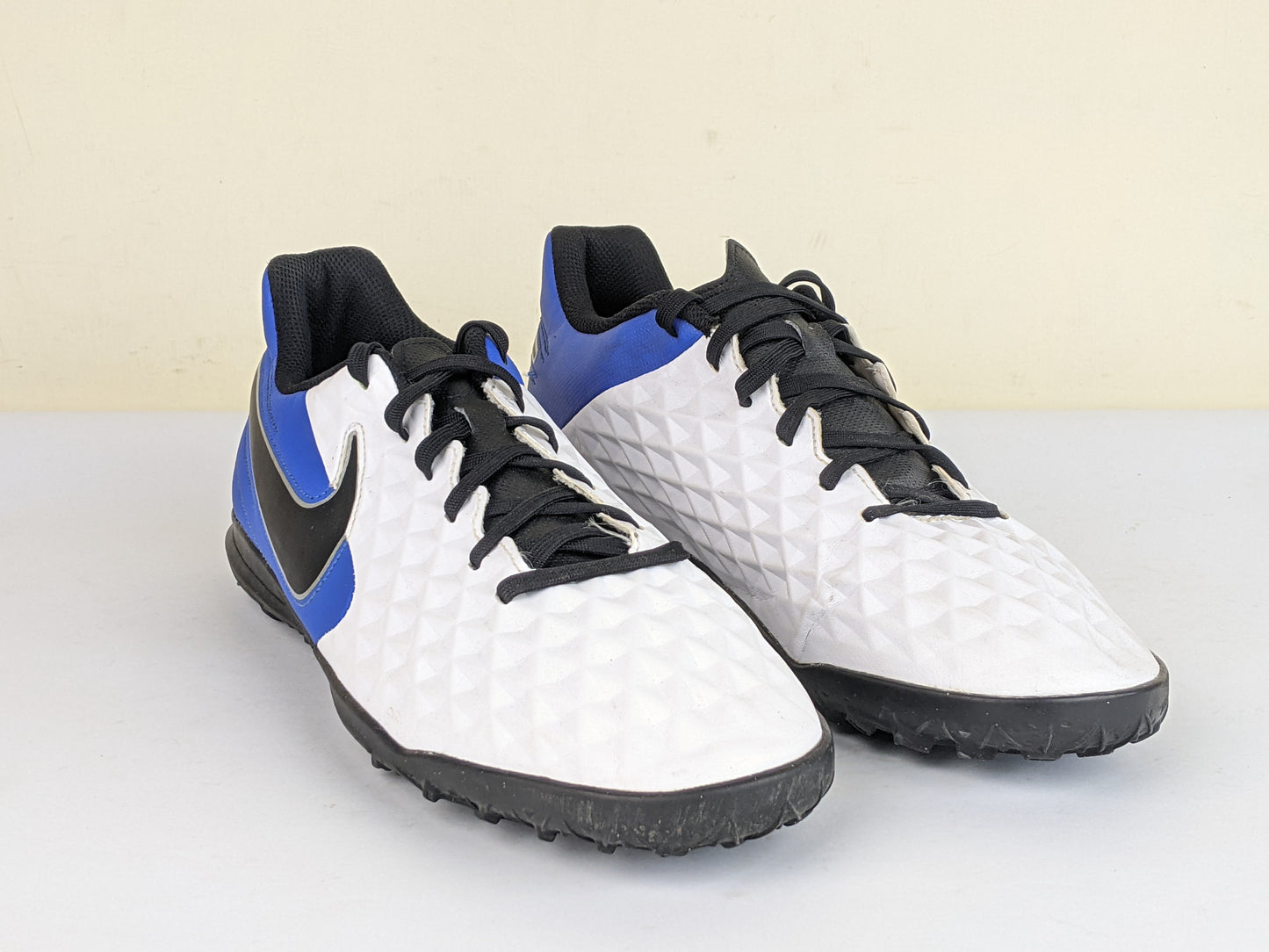 Nike Tiempo Legend 8 Club TF Daybreak - White/Black/Hyper Royal/Metallic Silver