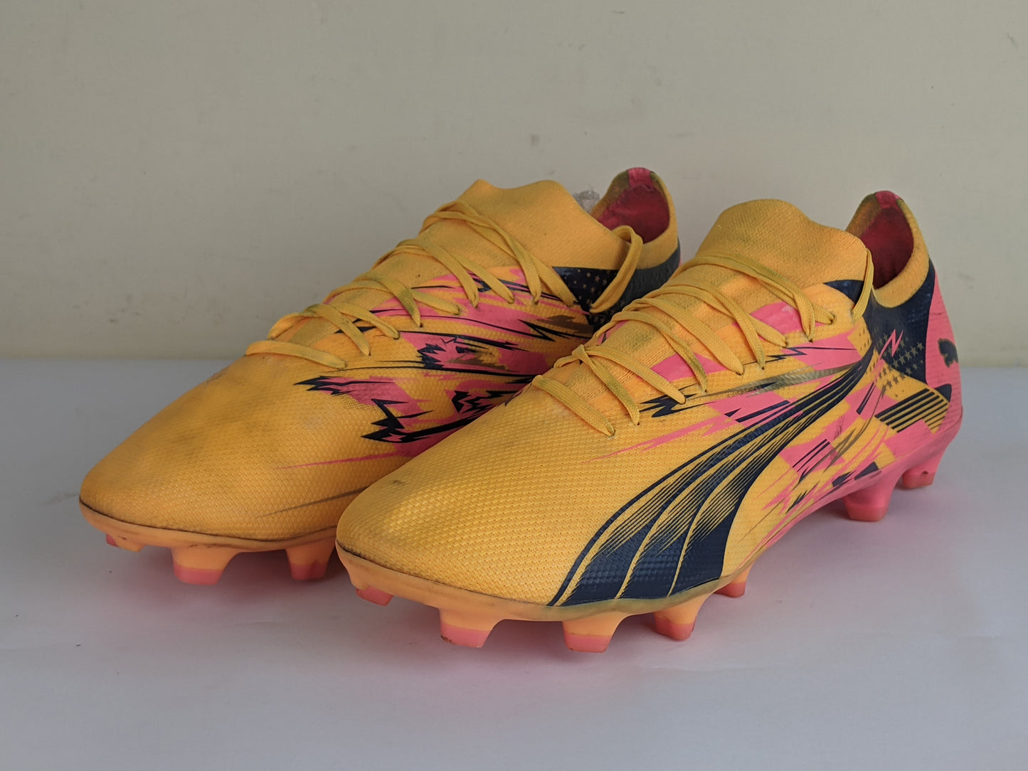 PUMA Ultra Match FG/AG Forever Faster - Sun Stream/PUMA Black/Sunset Glow