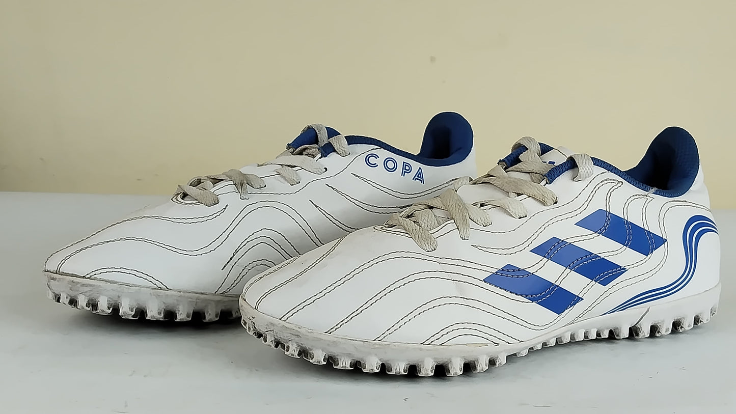 adidas Copa Sense .4 TF Diamond Edge - Footwear White/Hi-Res Blue/Legend Ink