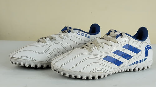 adidas Copa Sense .4 TF Diamond Edge - Footwear White/Hi-Res Blue/Legend Ink