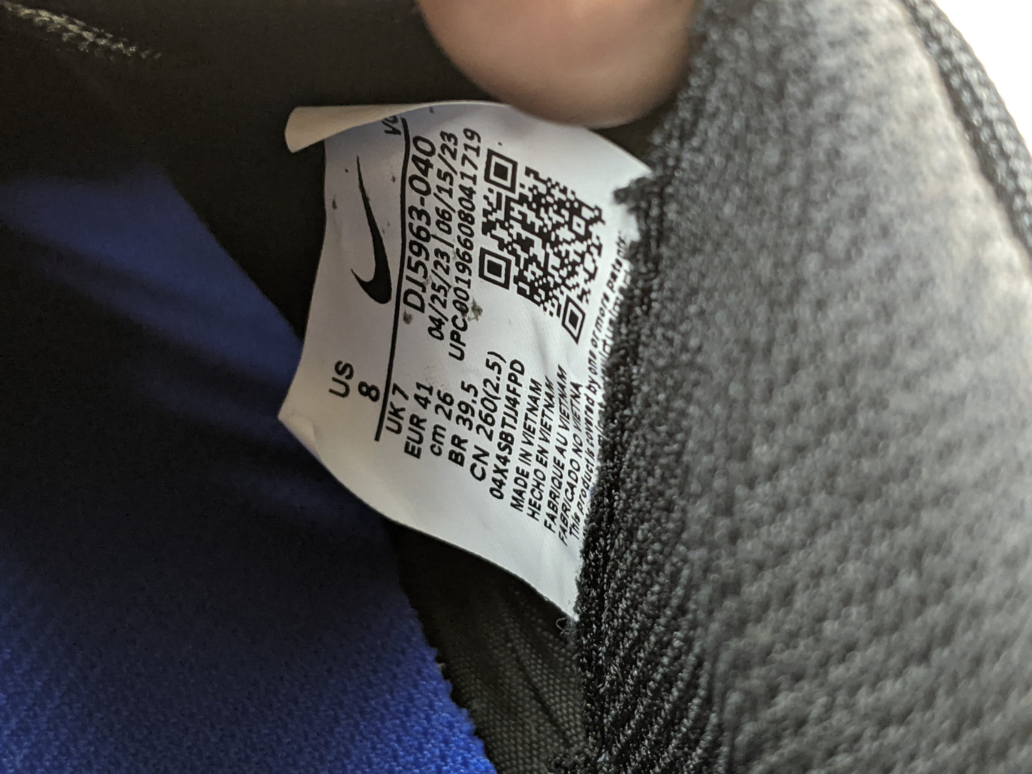 Nike Mercurial Vapor 15 Club MG Shadow - Black/Chrome/Blue