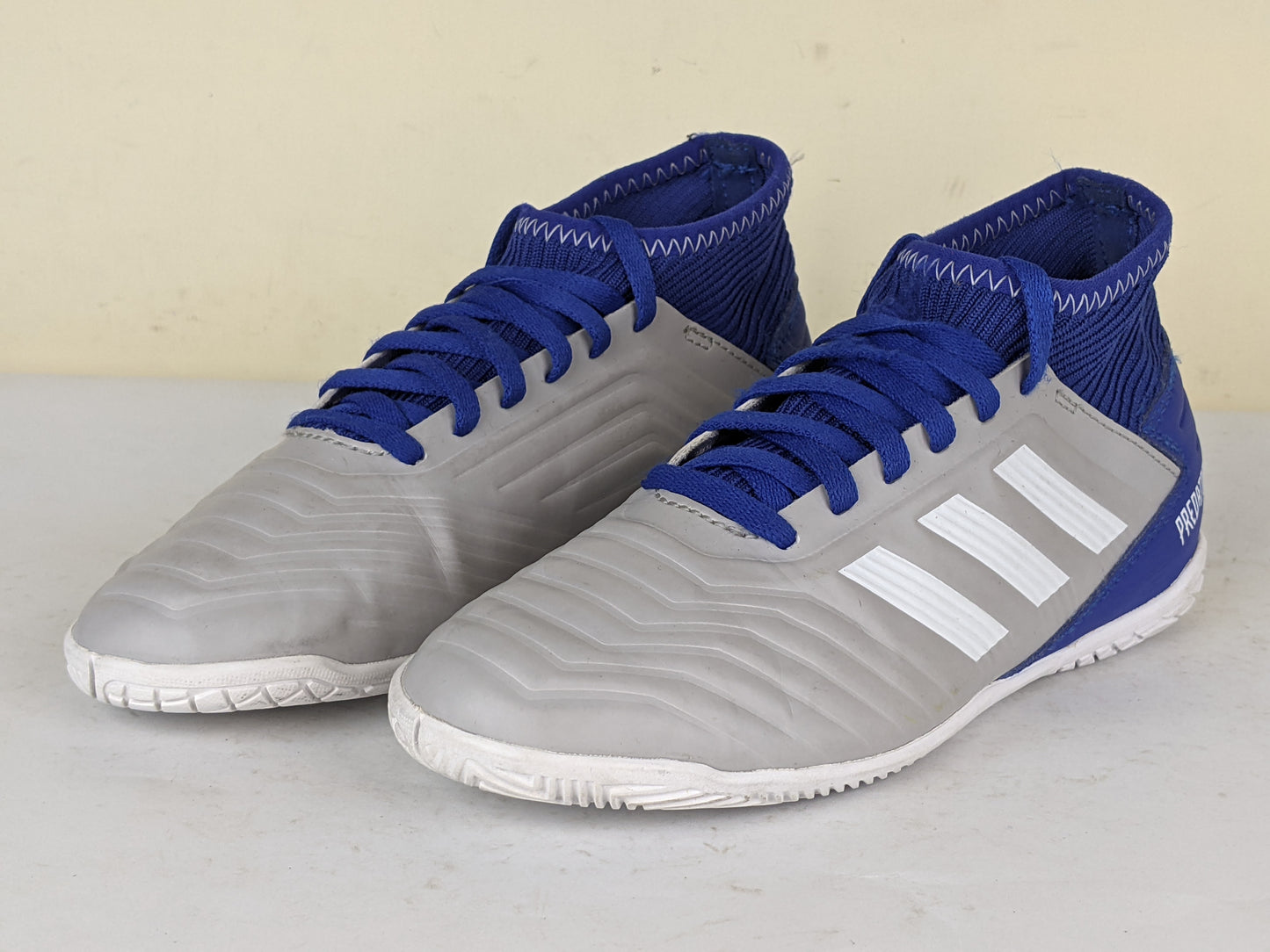 adidas Predator Tango 19.3 IN Virtuso - Grey Two/Footwear White/Bold Blue Kids