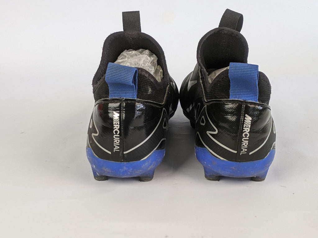 Nike Air Zoom Mercurial Vapor 15 Academy MG Shadow - Black/Chrome/Blue Kids