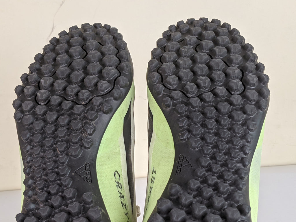 adidas X Crazyfast .4 TF Crazyrush - Footwear White/Core Black/Lucid Lemon